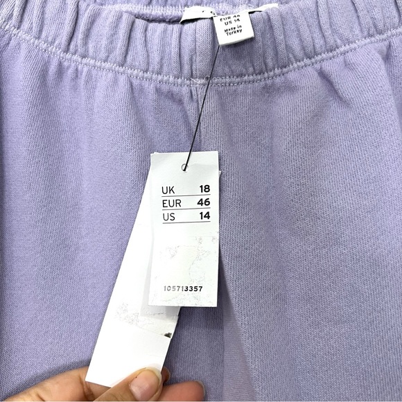 Topshop Lilac Flared Soft Jersey Trousers - Picture 5 of 11